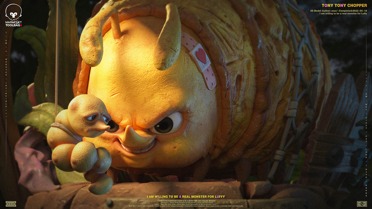 奇异森林大冒险-乔巴（图ZMzUwMDAwMzY4） - 人物/生物 - 站酷设计师颂乐Solar原创素材 - 站酷ZCOOL