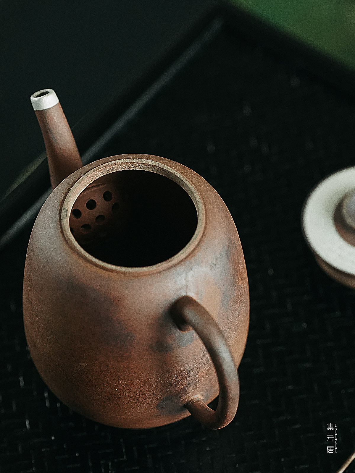 老岩泥·鎏银执壶