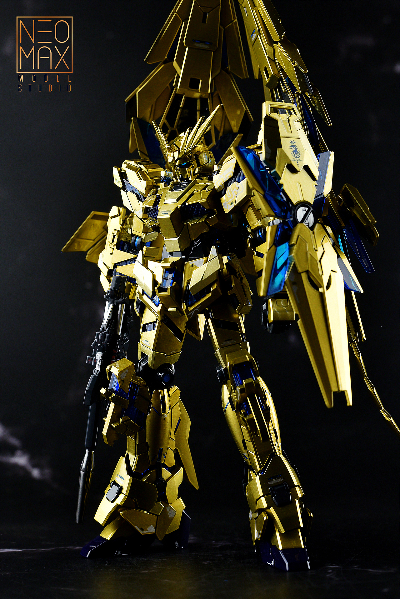 不死凤凰!高达模型作品【hg独角兽三号机-菲尼克斯】