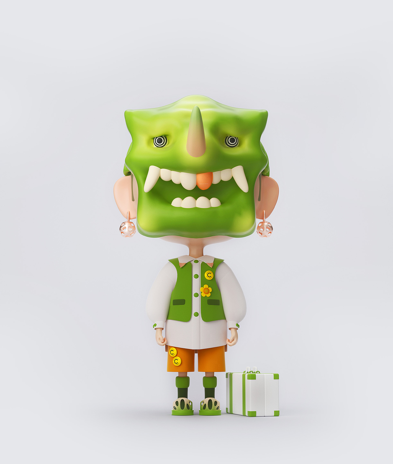 潮玩面具人IP设计（图ZMzE0MjY3NDU2） - IP形象 - 站酷设计师大大川er原创素材 - 站酷ZCOOL