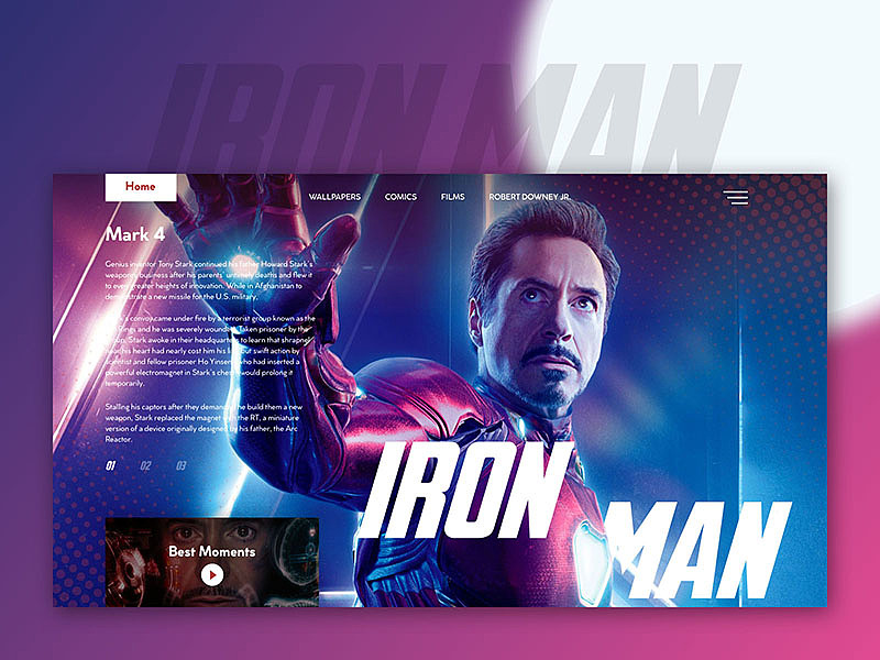 复联系列电影宣传物料设计