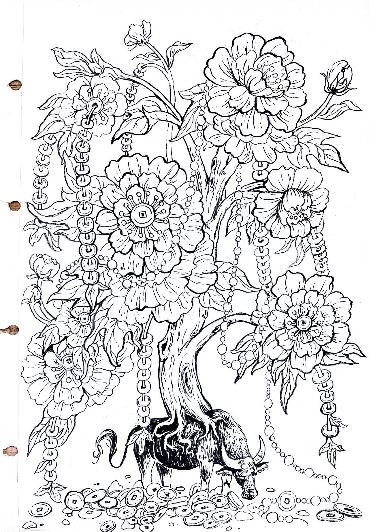 十二生肖-金钱树