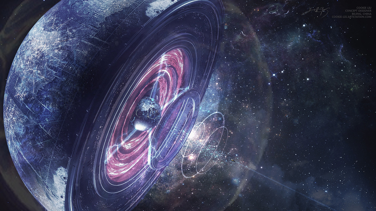 科幻场景概念设计—《虬龙星》外景-方案四（图ZMzA4NjYzOTcy） - 概念设定 - 站酷设计师臭饼干原创素材 - 站酷ZCOOL