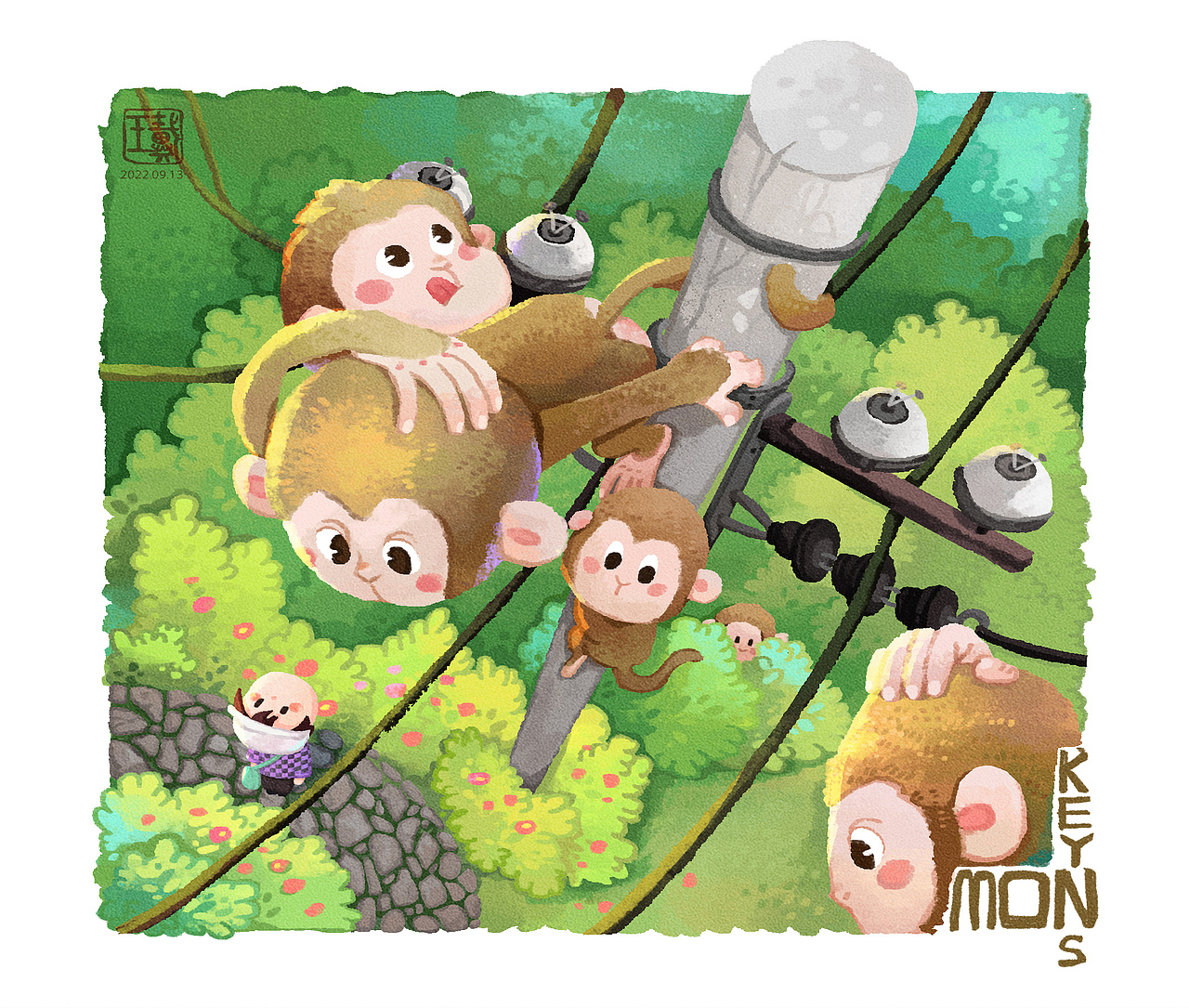 【回旋立体书】—动物园游记