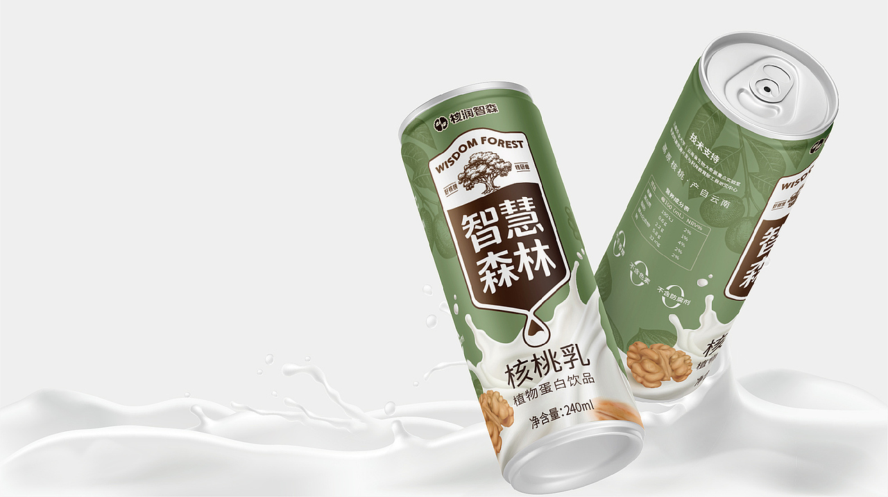 智慧森林 核桃乳