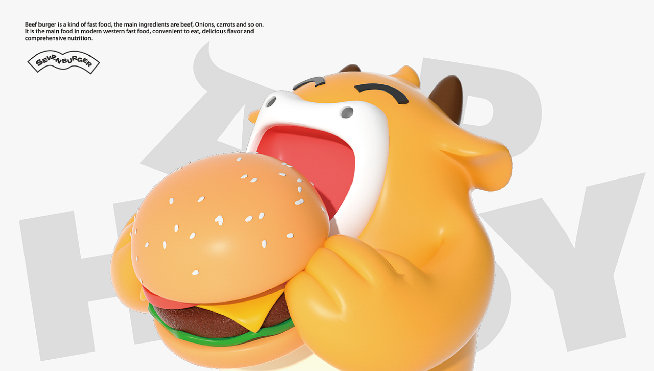 七个堡-汉堡炸鸡品牌全案设计/包装设计/IP设计/VI设计（图ZMzU3MjA0MDA0） - 品牌 - 站酷设计师大连诚禧设计原创素材 - 站酷ZCOOL