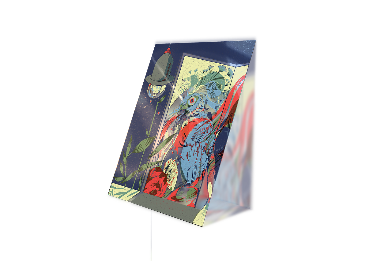 秋夕登楼 x 阿怪站左——“2022年中秋插画”（图ZMzEzMjg1MzI0） - 商业插画 - 站酷设计师阿怪站左原创素材 - 站酷ZCOOL