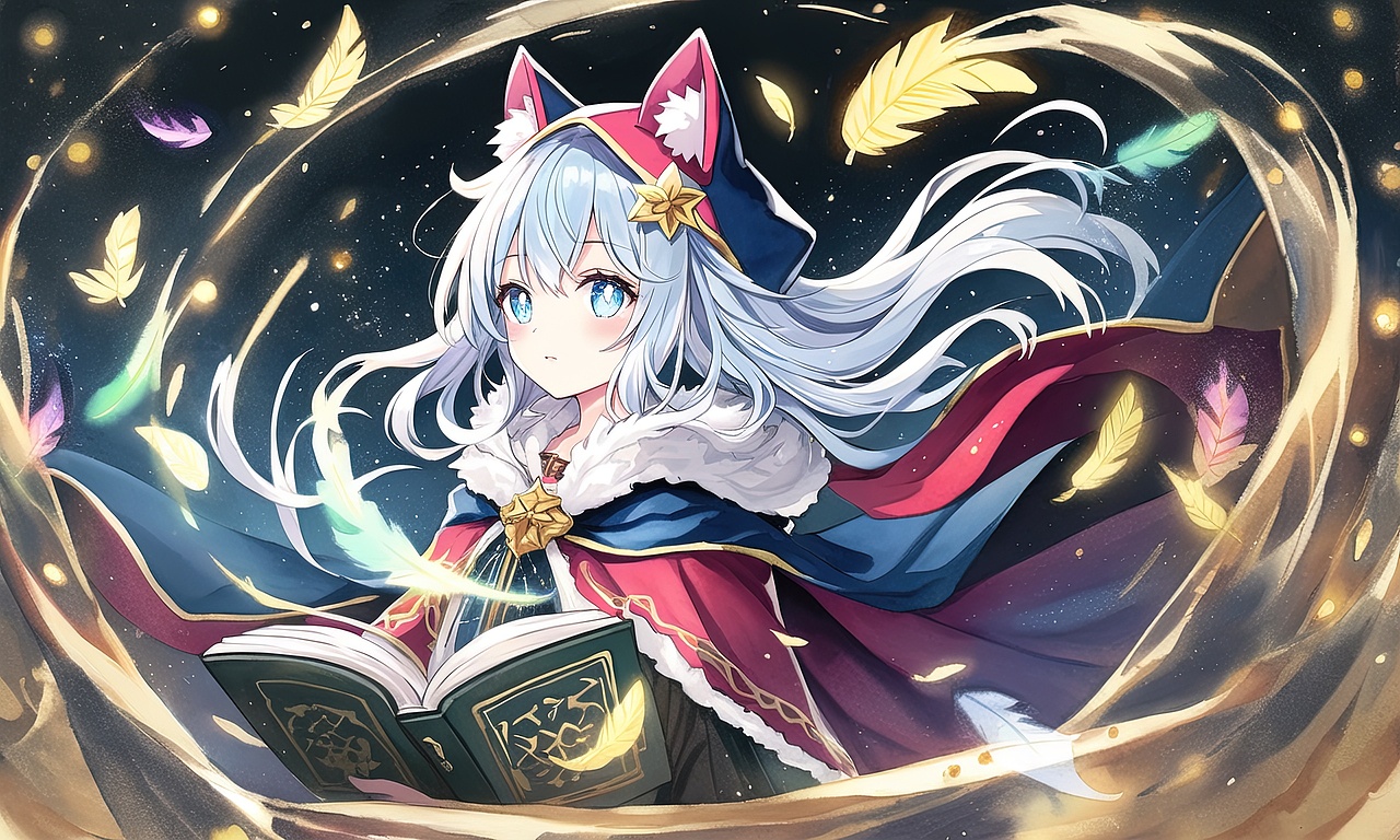 【喵酱AI绘图】魔法书院的管理员（图ZMzIyNTA2MjU2） - AI作品 - 站酷设计师是喵酱鸭原创素材 - 站酷ZCOOL