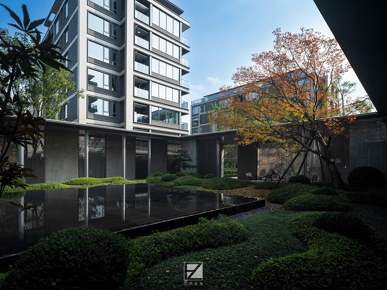 【上海方筑影像】--成都凤起籣庭住宅大区景观（图ZMzI0MTI3NDYw） - 环境/建筑摄影 - 站酷设计师上海方筑影像原创素材 - 站酷ZCOOL