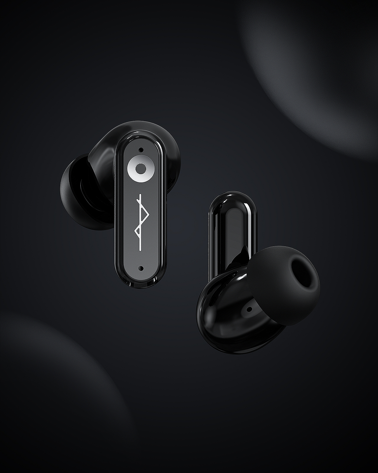 透明机甲蓝牙耳机