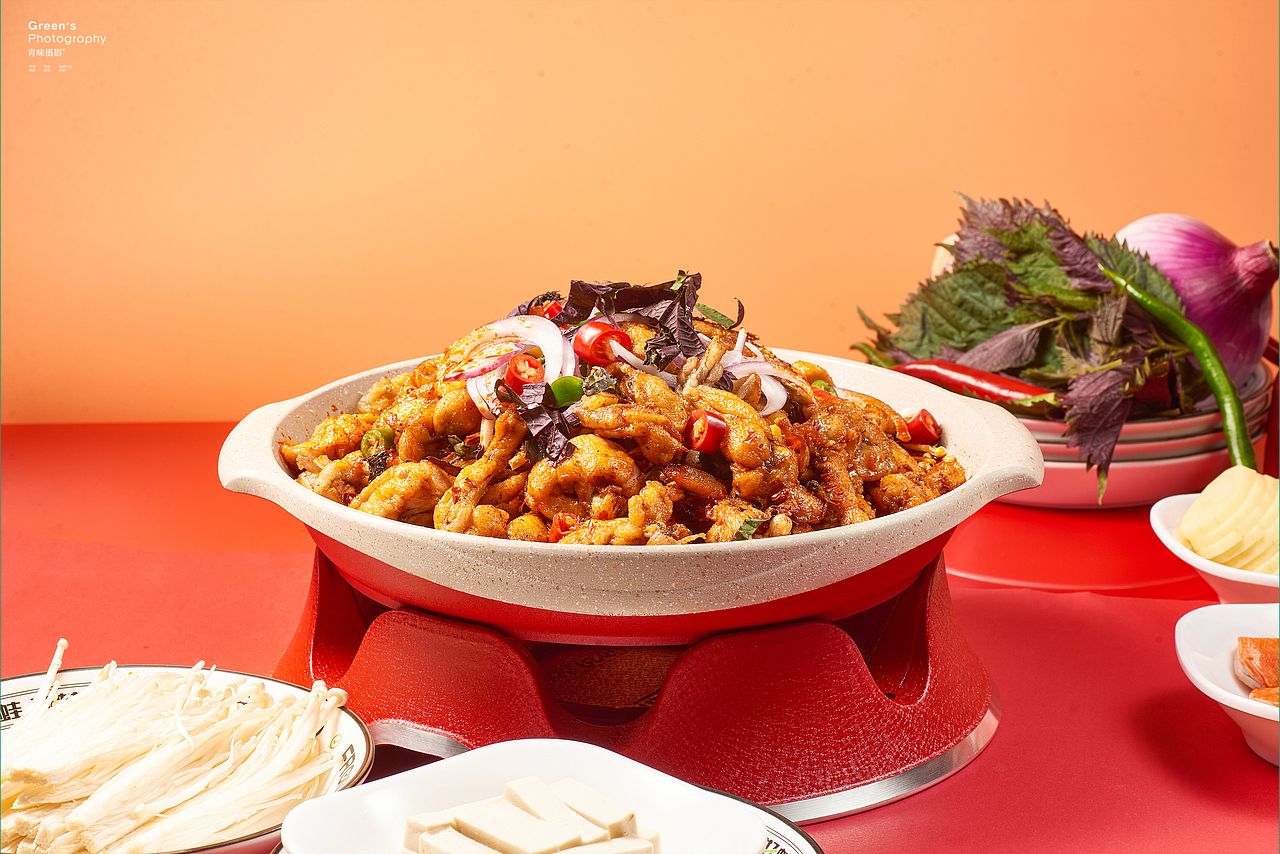 美食拍摄-大喜蛙到