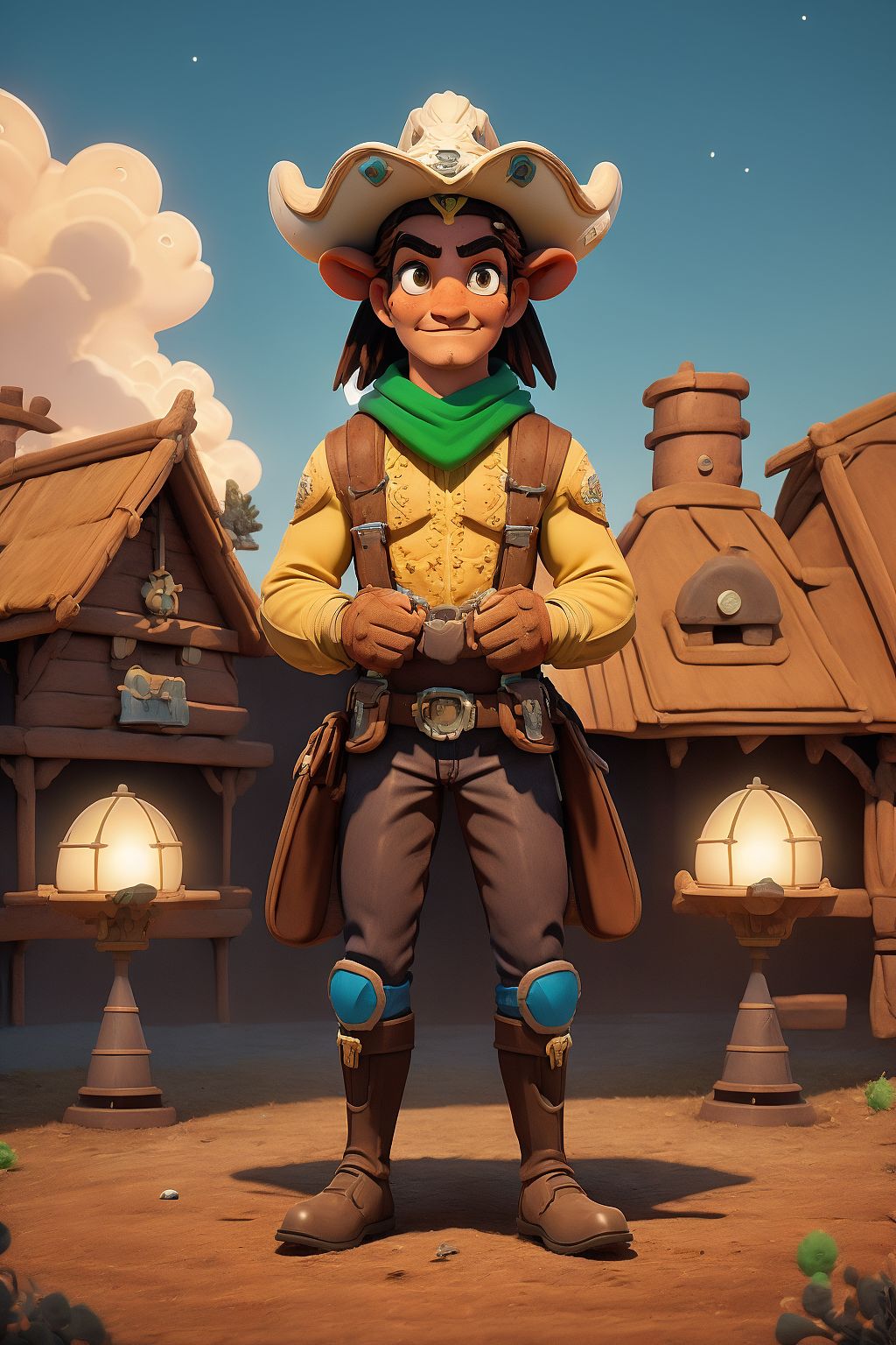 AI工作流试验:角色+场景=美宣