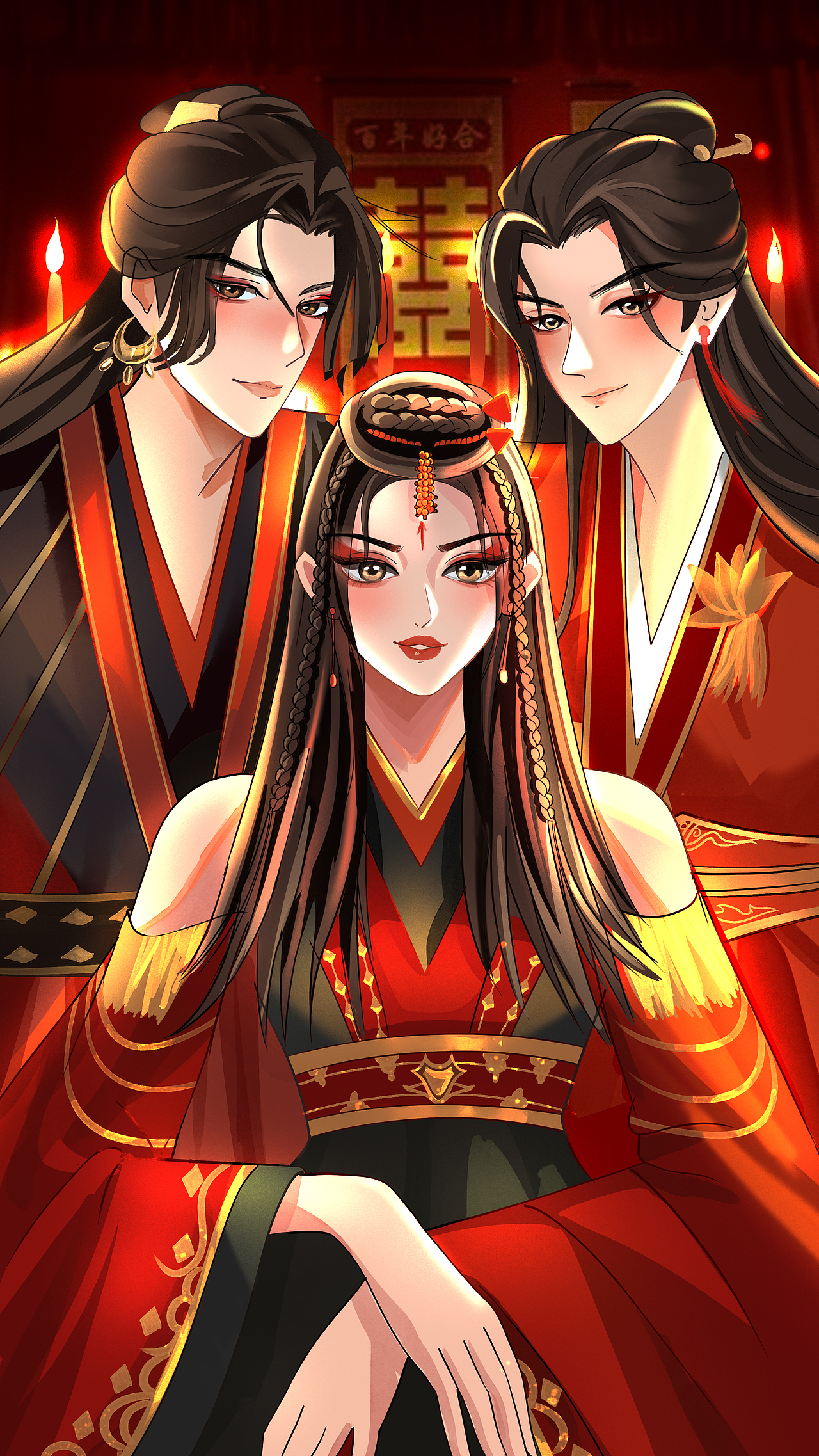 人物CP插画练习（图ZMzU0NTYwNjE2） - 创作习作 - 站酷设计师画画的卢西原创素材 - 站酷ZCOOL