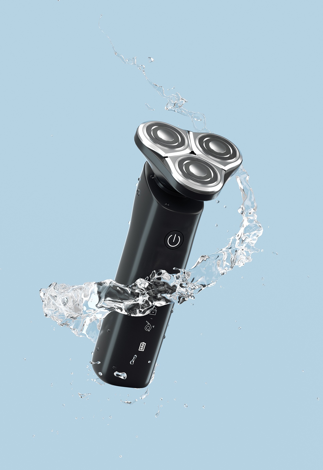 c4d|电动剃须刀|建模渲染