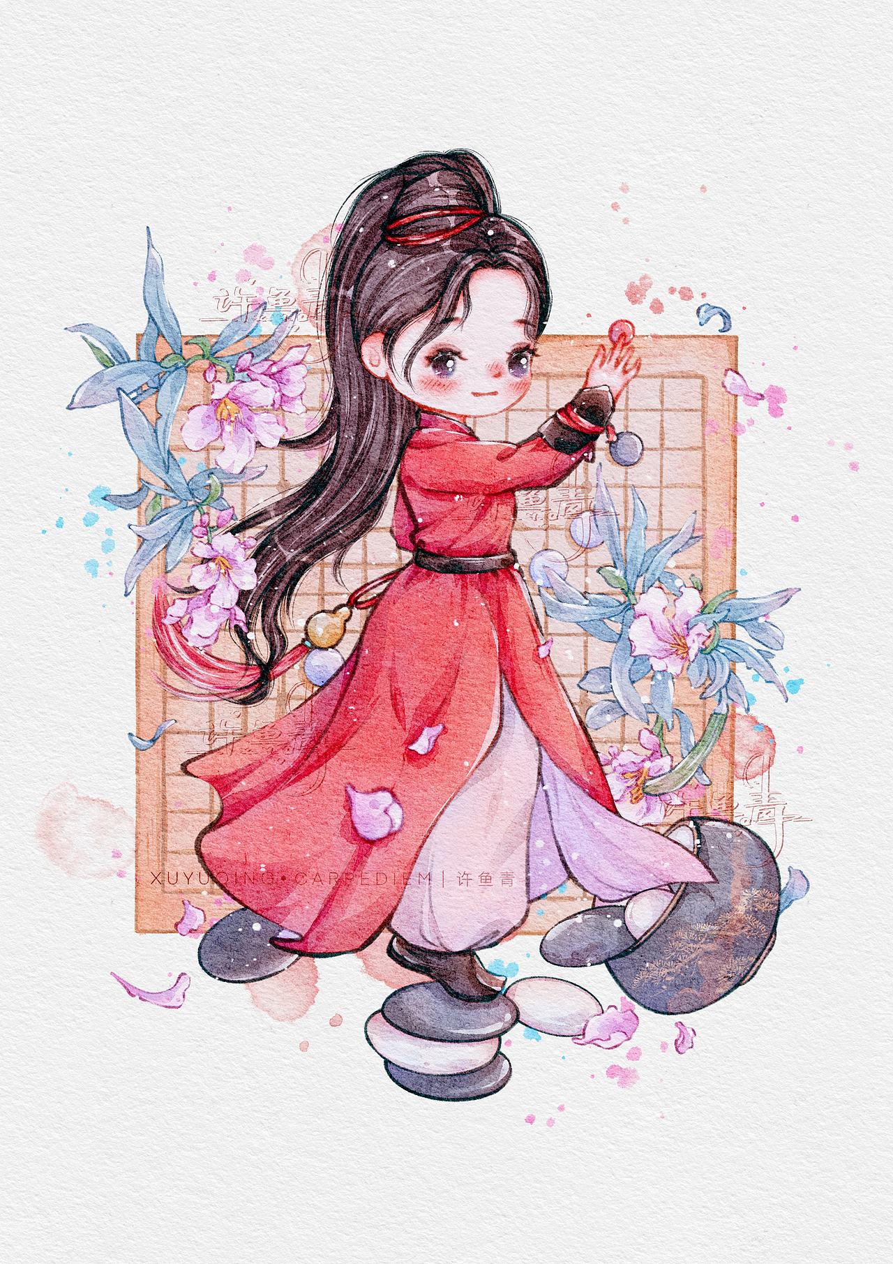 琴棋书画系列合集（图ZMzUwODUwMjcy） - 创作习作 - 站酷设计师徐徐Xuu原创素材 - 站酷ZCOOL