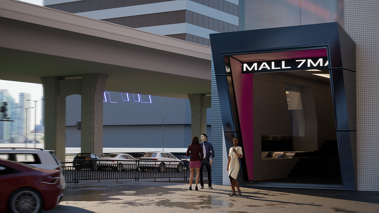 《长沙7MALL》室内外升级设计方案：门头设计+室内升级（图ZMzM4ODA2NTI0） - 景观设计 - 站酷设计师MANDOXIE谢祚森原创素材 - 站酷ZCOOL