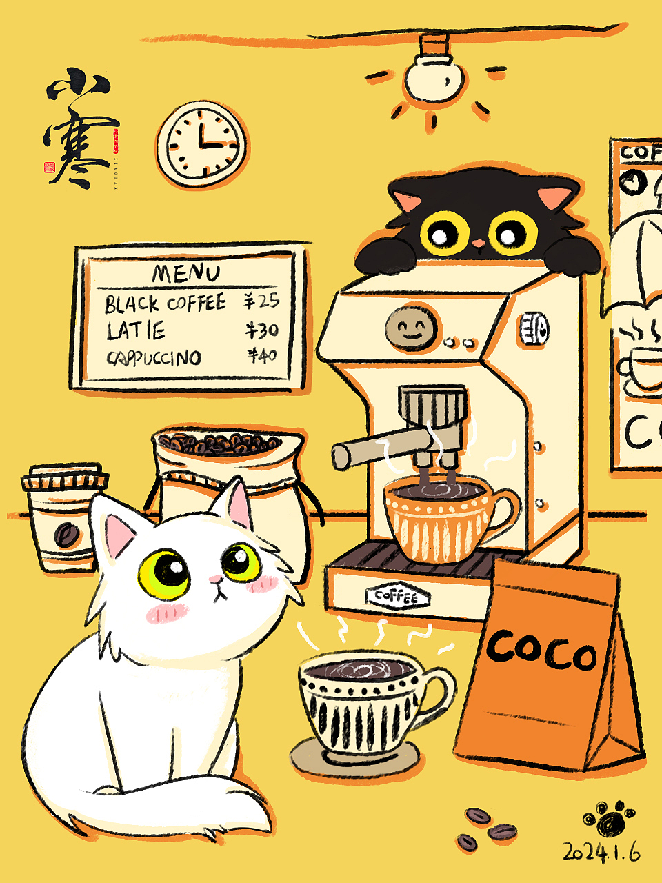 办公喵喵的日常（图ZMzYxMDc1MjM2） - 单幅漫画 - 站酷设计师luoyingegg原创素材 - 站酷ZCOOL