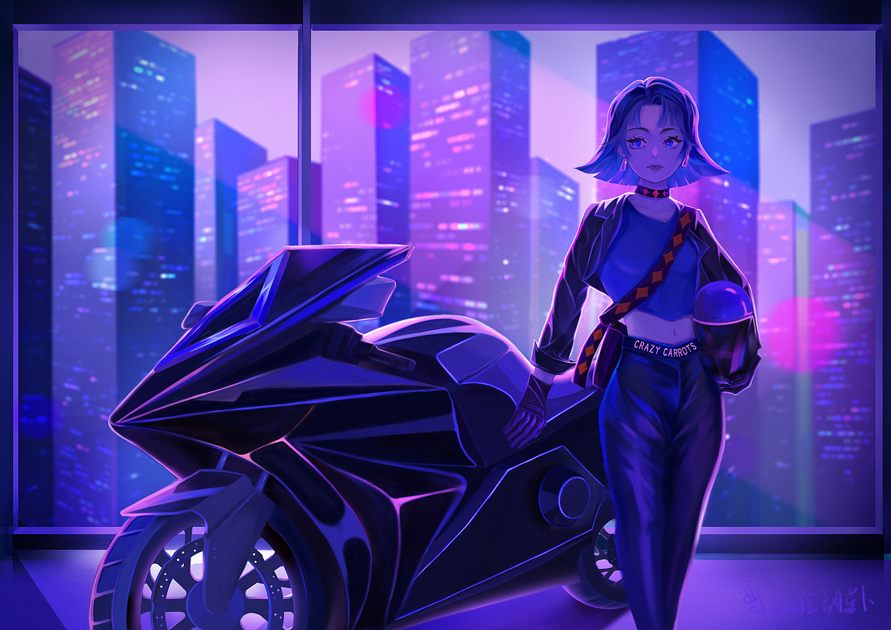 机车（图ZMzQ3ODQ4NzYw） - 创作习作 - 站酷设计师疯狂胡萝卜原创素材 - 站酷ZCOOL