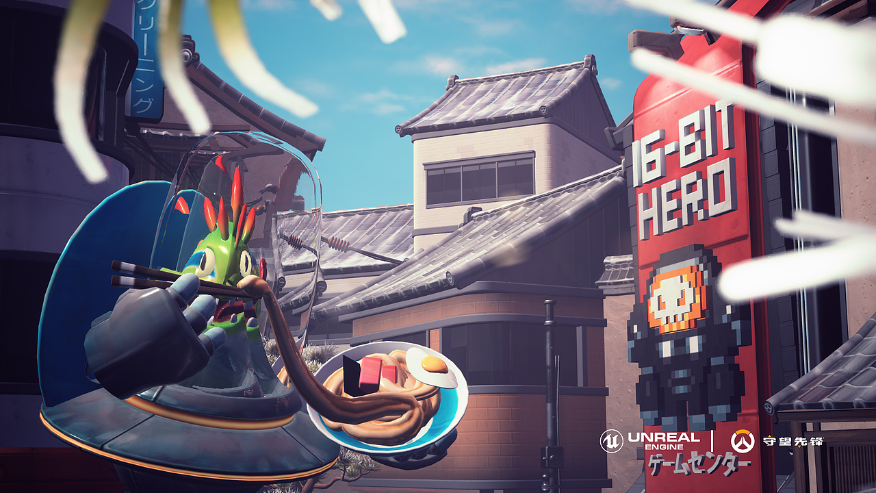 UE4场景渲染丨守望先锋丨花村HANAMURA（图ZMjk5NDMzMzQw） - 场景 - 站酷设计师Peco_原创素材 - 站酷ZCOOL