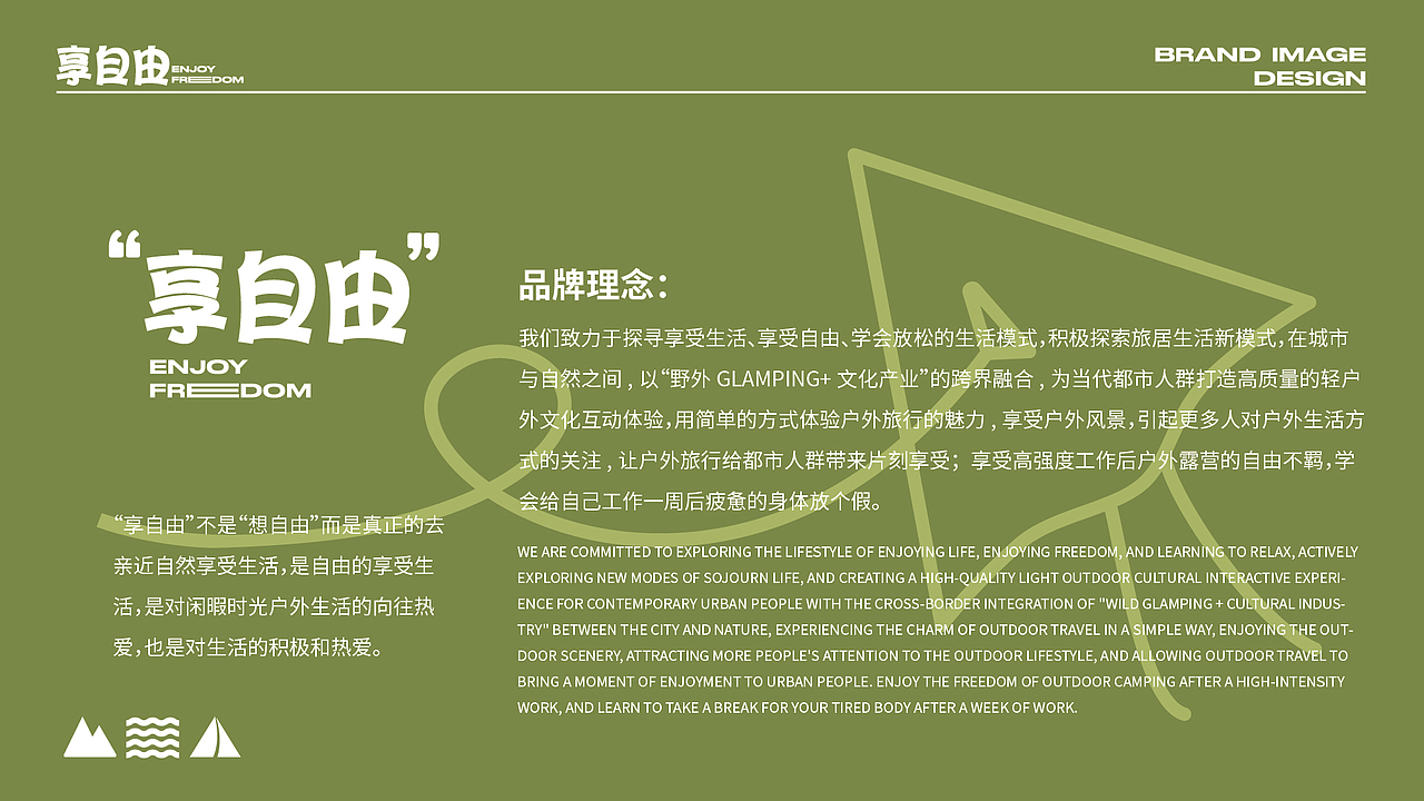 享自由户外露营品牌提案