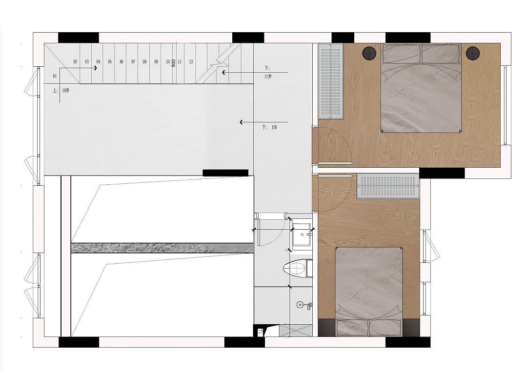 有光、有景、有你，300㎡光景别墅（图ZMzA0MjQ0MTE2） - 家装设计 - 站酷设计师墨菲空间设计原创素材 - 站酷ZCOOL