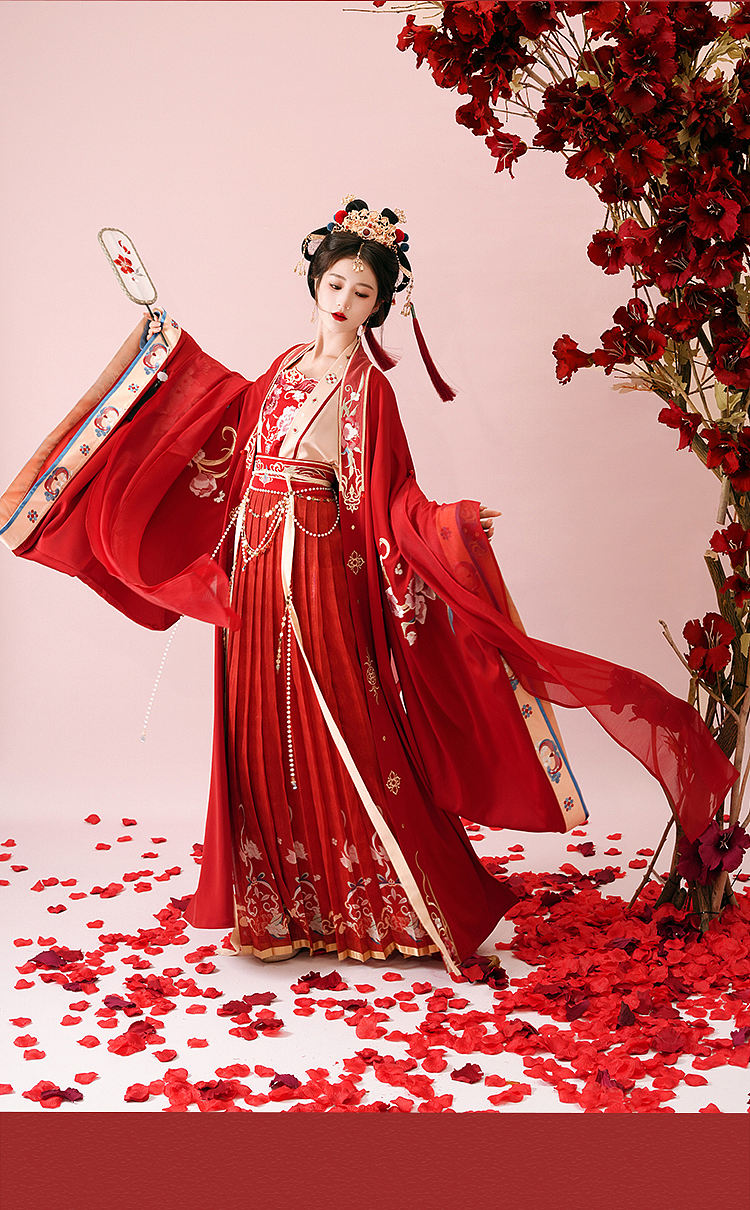 汉服设计|良辰 婚服 宋制婚服华丽款（图ZMzQxNzI3NzI4） - 传统/民族服饰 - 站酷设计师一斤的汉服世界原创素材 - 站酷ZCOOL