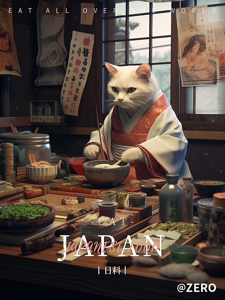 猫主子带你吃遍世界（图ZMzQ2MjIzMTY4） - 概念设定 - 站酷设计师零视创意工作室原创素材 - 站酷ZCOOL