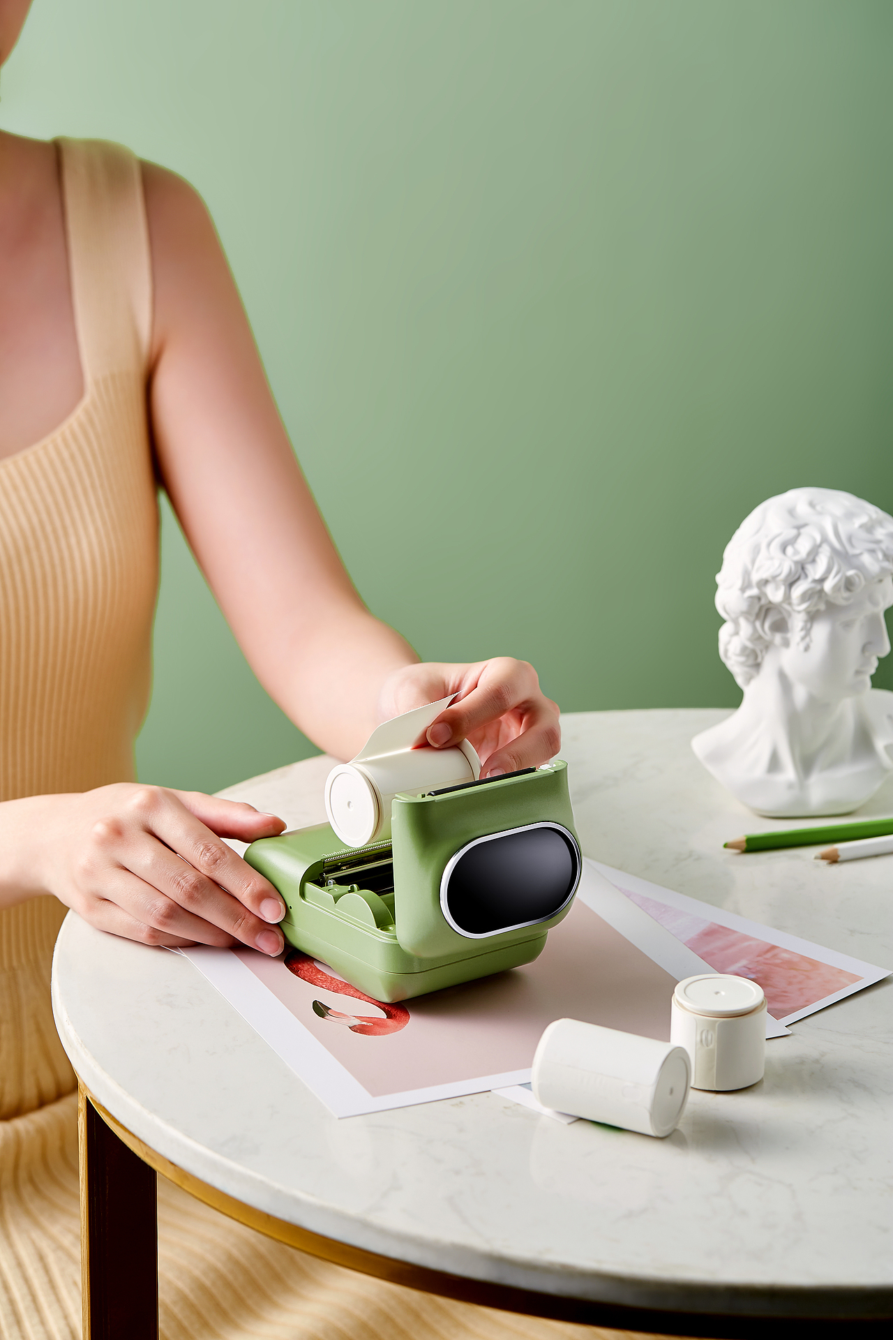 一套迷你打印机的拍摄（图ZMzQ2NjYwOTQ0） - 修图/后期 - 站酷设计师三匠工作室原创素材 - 站酷ZCOOL