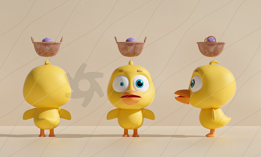 打卡练习-ip形象建模渲染