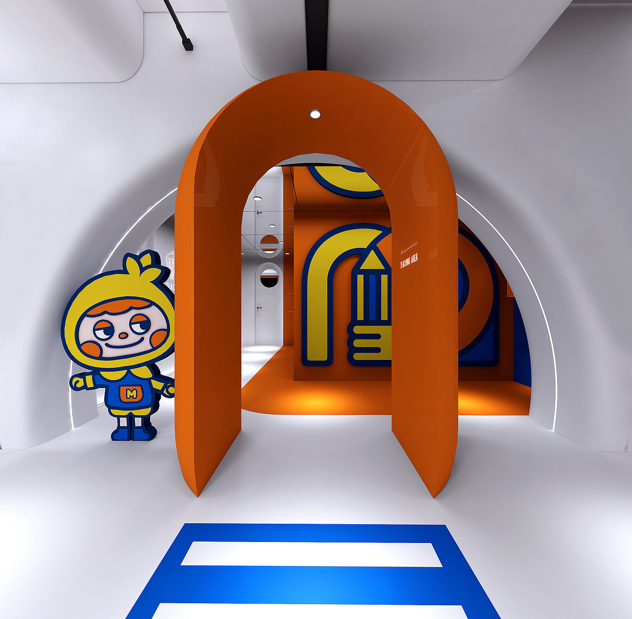 儿童教育|美术|画画|麦林美术空间设计|匠客出品（图ZMjk2NjcyMTA4） - 商业空间设计 - 站酷设计师设计大刘原创素材 - 站酷ZCOOL