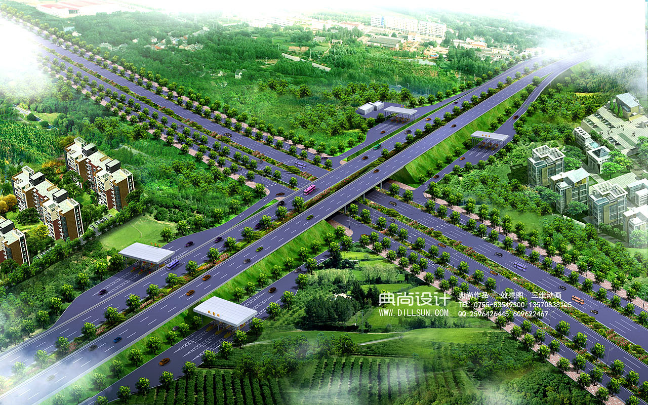 立交桥效果图3