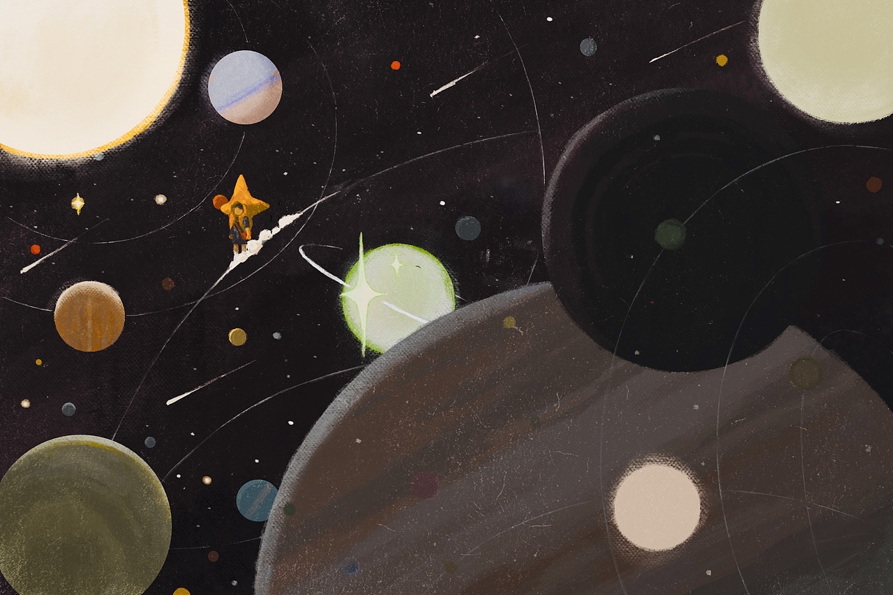 我本星辰（图ZMzYxMTQ2NjIw） - 创作习作 - 站酷设计师鹿寻光原创素材 - 站酷ZCOOL
