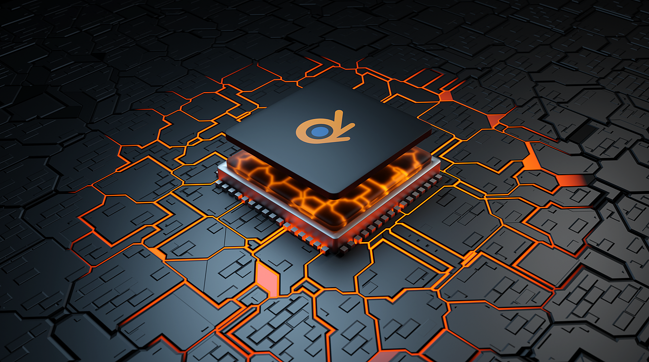 Blander芯片特效制作