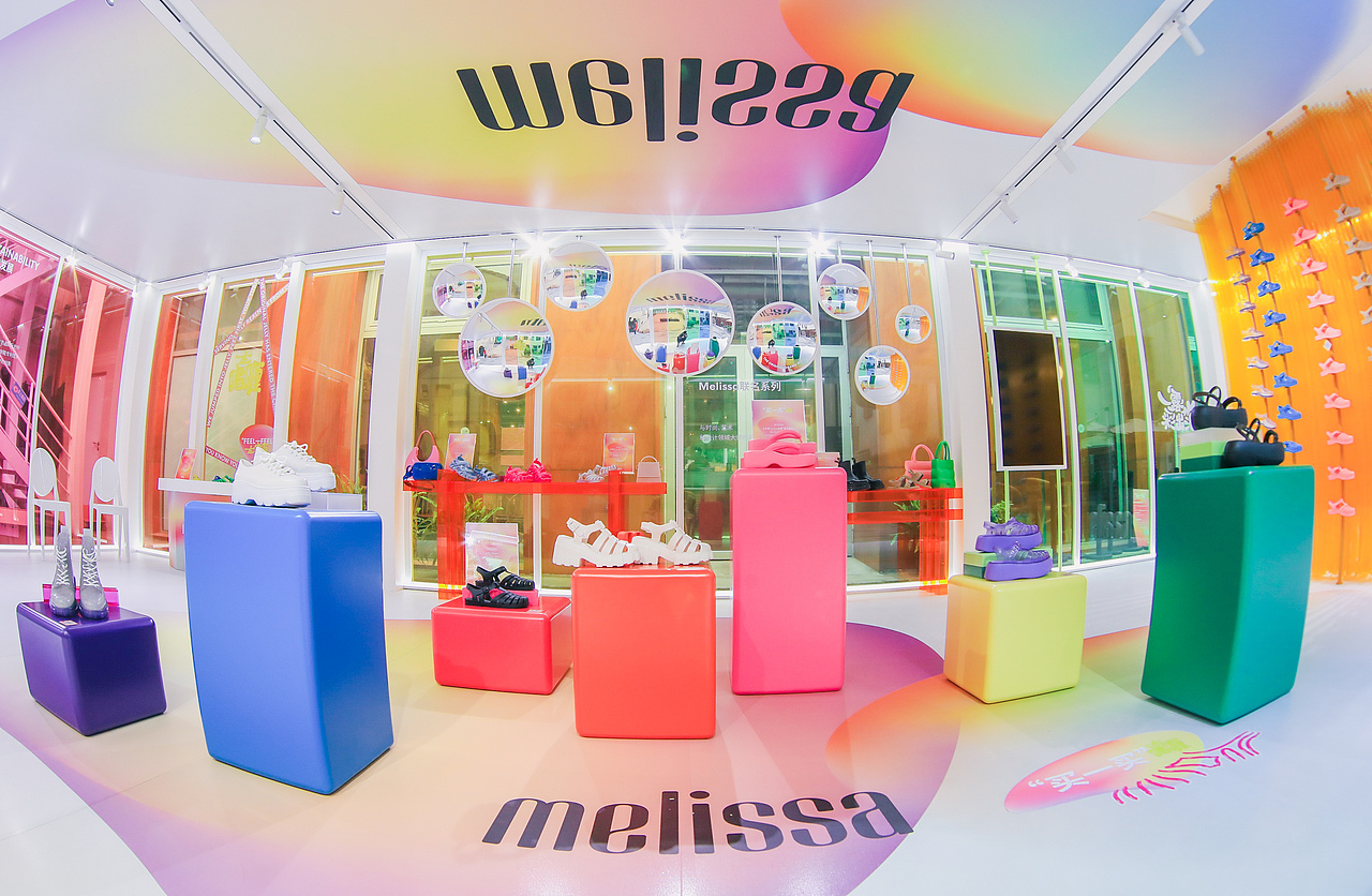 Melissa在啫喱 POPUP快闪活动空间设计-上海安福路（图ZMzQ0NjUyMDQw） - 商业空间设计 - 站酷设计师Joan_Lai原创素材 - 站酷ZCOOL