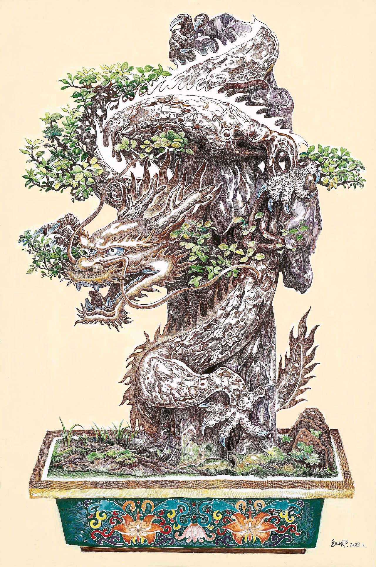 赵娜作品:《青松》&《开山》(图ZMzYxMDE2OTI4) - 绘画 - 站酷设计师赵娜Artist原创素材 - 站酷ZCOOL