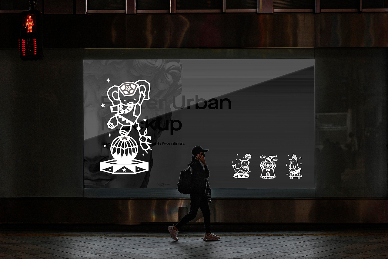 @become 马戏系列插画