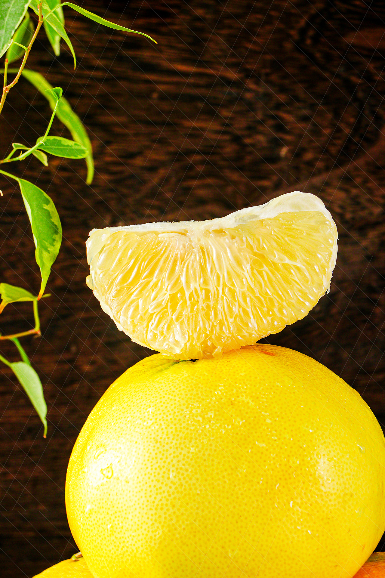 新鲜黄金葡萄柚 西柚 柚子拍摄 水果拍摄