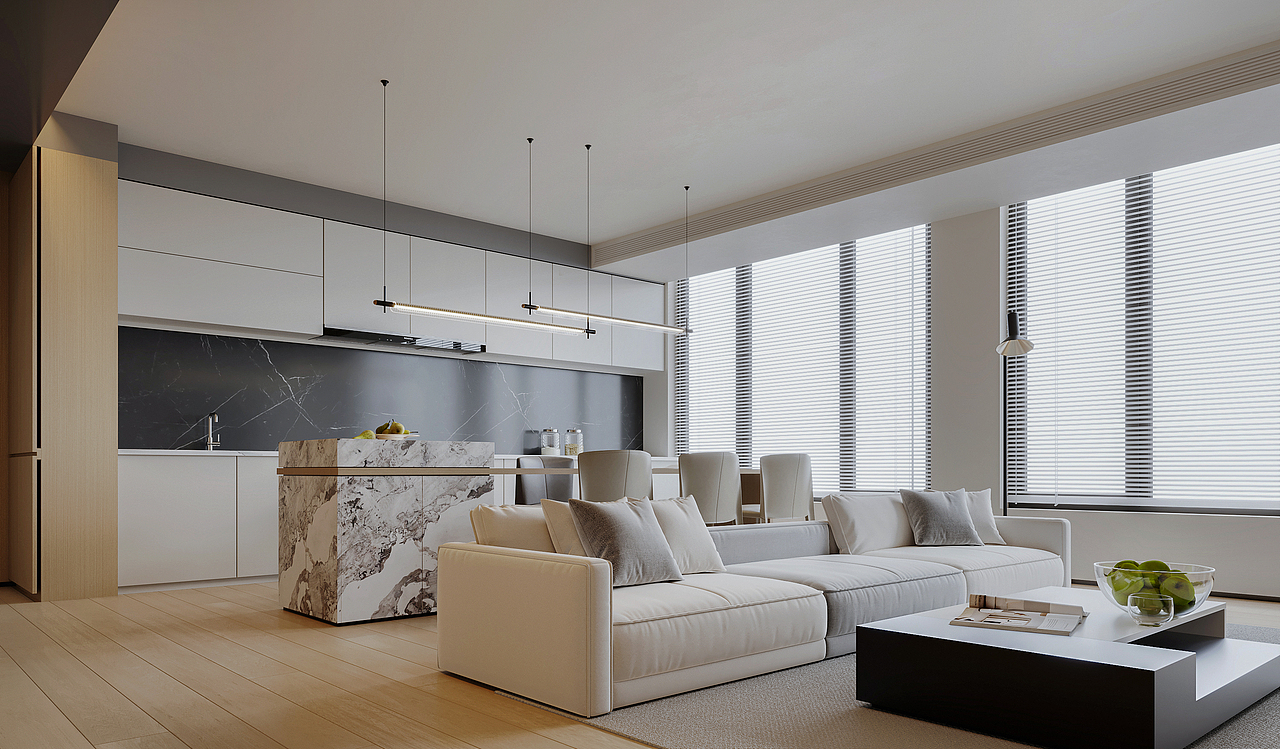 现代公寓-CR渲染