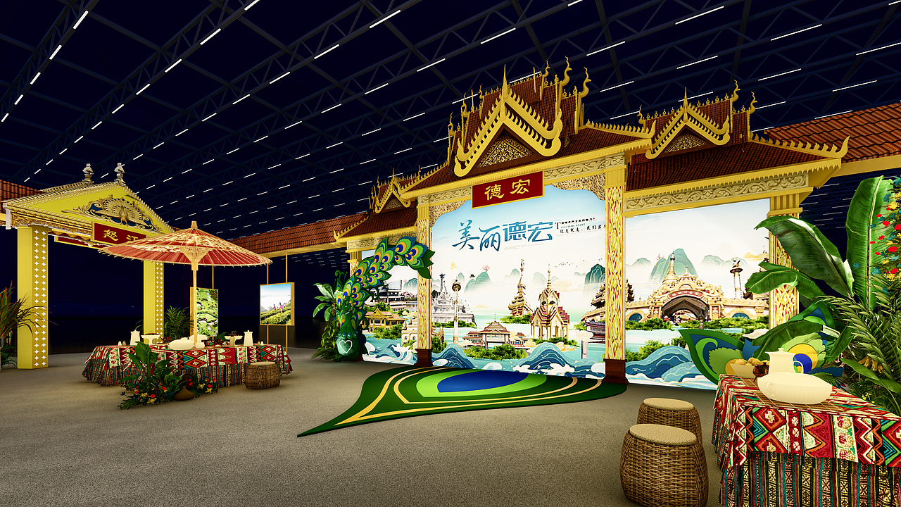 展厅展台展位（图ZMzY5Mjg1NDEy） - 展陈设计 - 站酷设计师TaylorSwift6原创素材 - 站酷ZCOOL