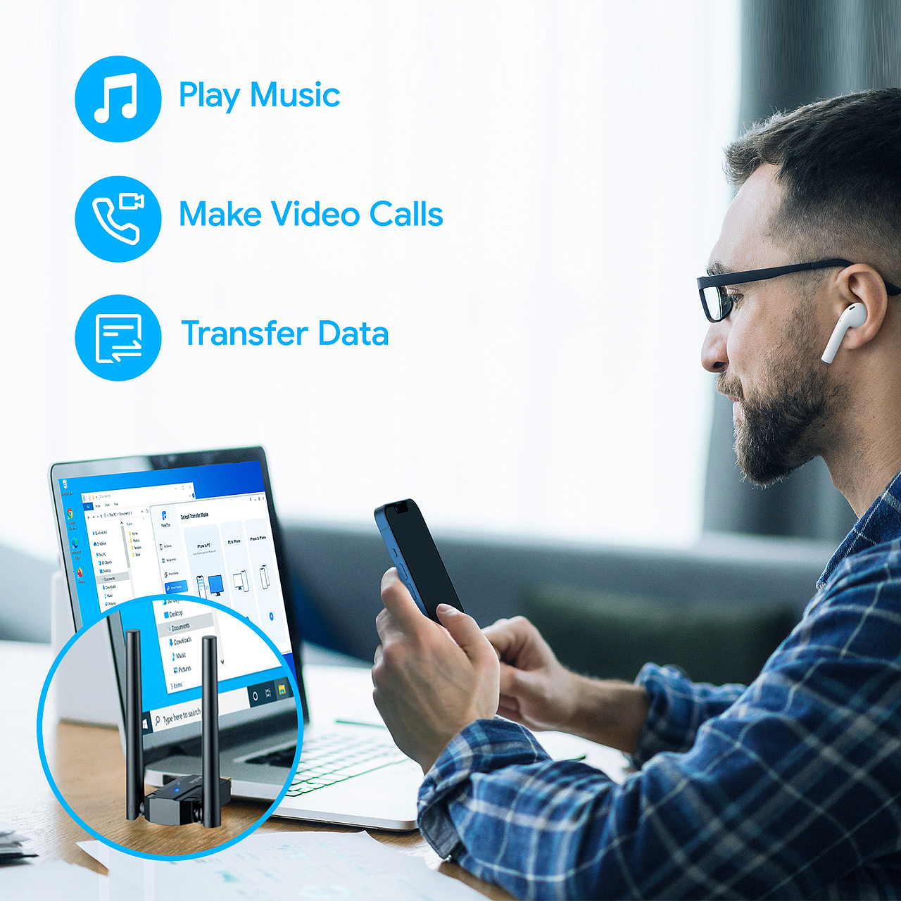 蓝牙适配器（图ZMzY0ODQwMTIw） - 电子产品 - 站酷设计师Merry程原创素材 - 站酷ZCOOL