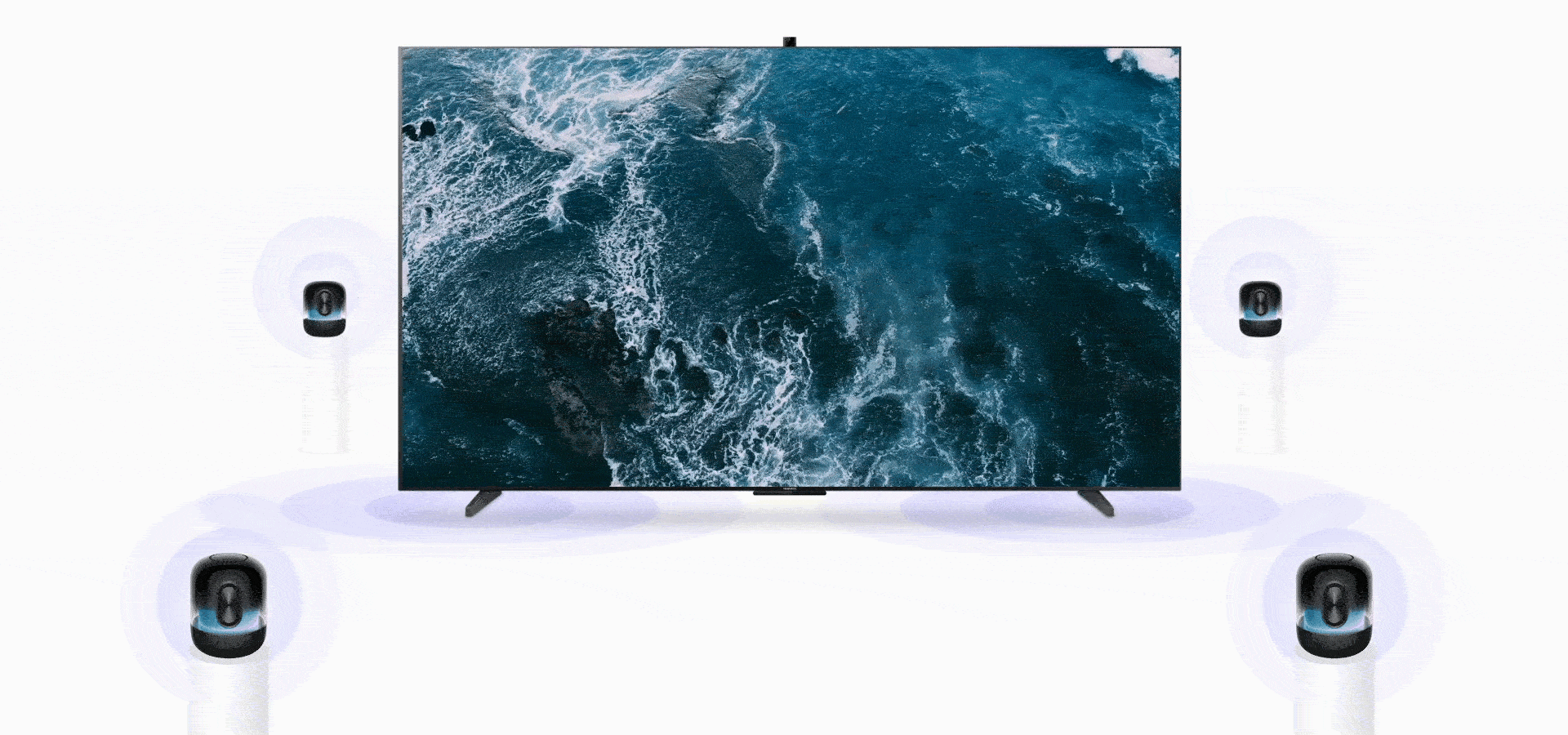 HUAWEI 智慧屏 V98 产品页面设计