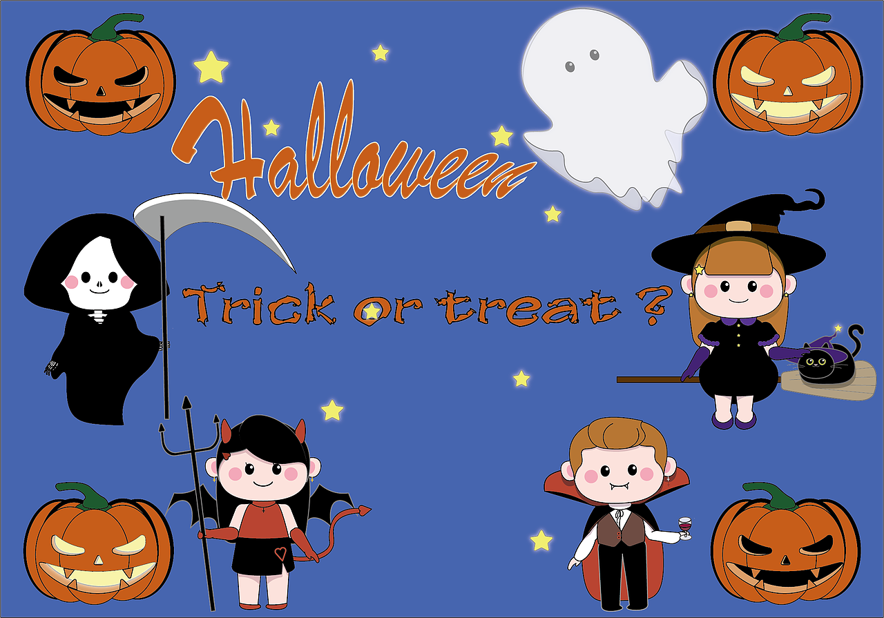 万圣夜的好朋友们（图ZMzUzNzE5MjI0） - 创作习作 - 站酷设计师多开花原创素材 - 站酷ZCOOL