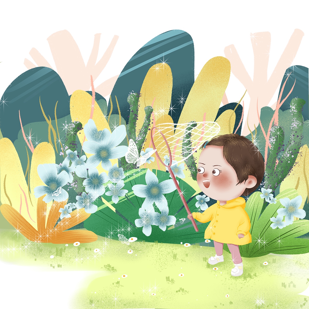 我快乐的童年呀（图ZMzY1NzEwMjky） - 儿童插画 - 站酷设计师一只大胖胖子原创素材 - 站酷ZCOOL