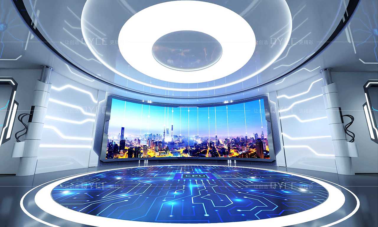 高科技企业展厅