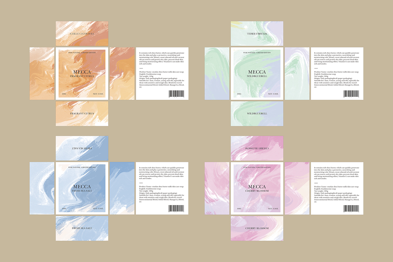 MECCA | 手工香皂包装