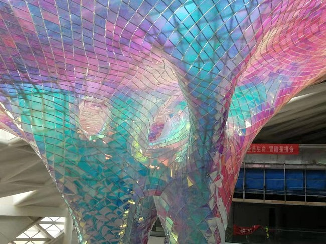 济宁亚克力变换灯光雕塑 不锈钢灯光树雕塑