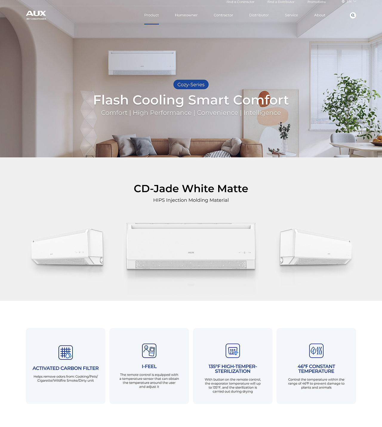 奥克斯空调美国站