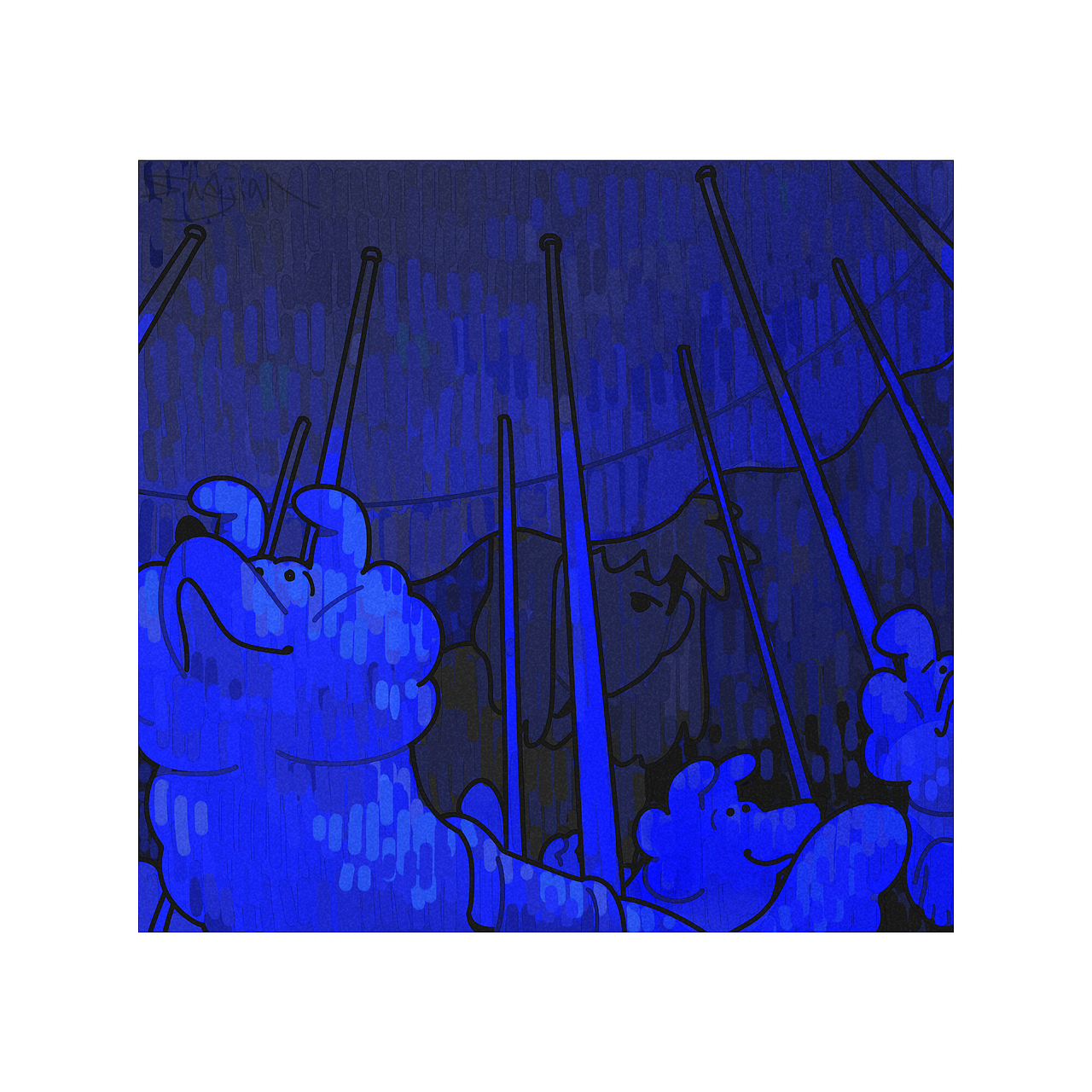 小麦嘬坊系列插图