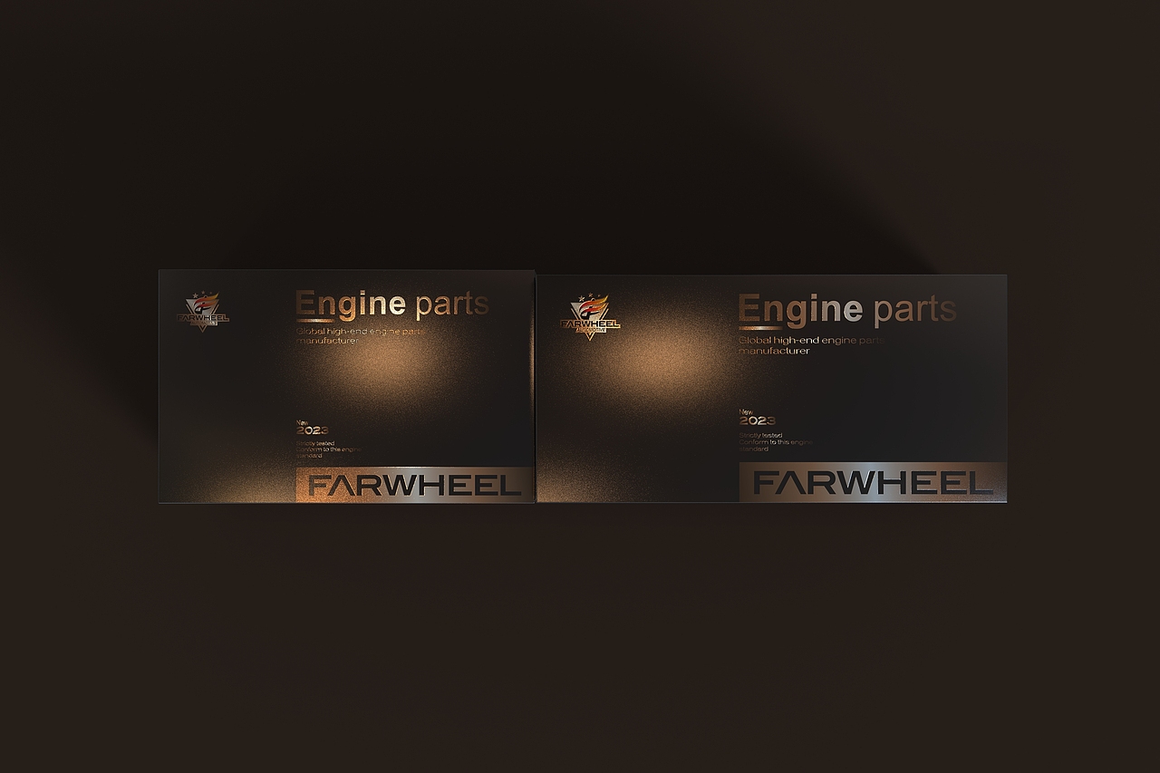 2组发动机引擎汽车零部件通包设计-悟杰品牌视觉设计