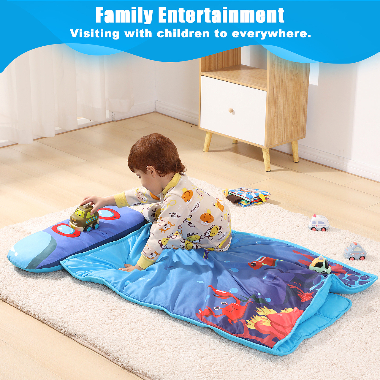 睡袋亚马逊产品拍摄_主图设计_A+页面设计_视频制作